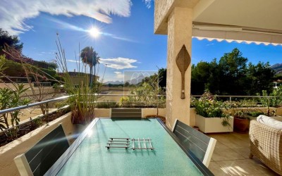 Уютная квартира с большой террасой в Sierra Altea Golf.